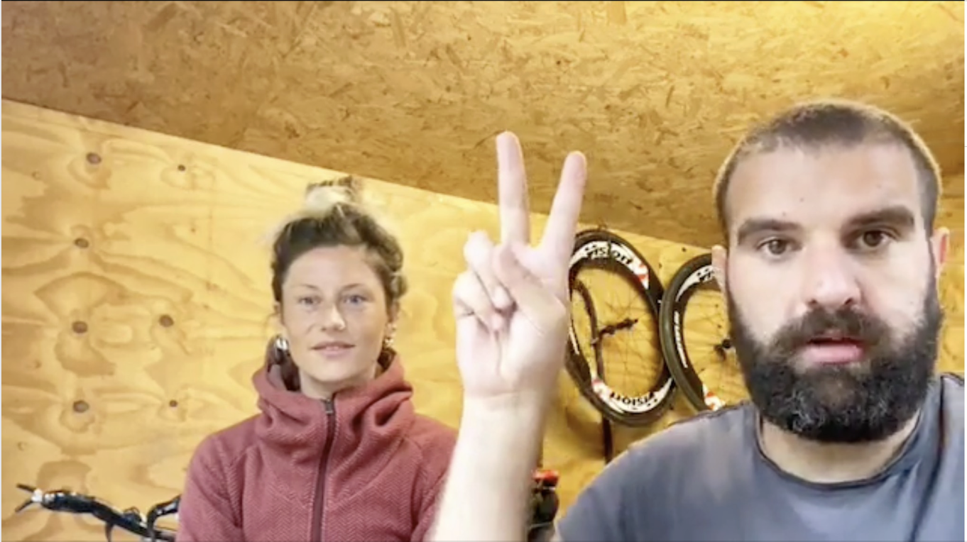 Filming in the garage