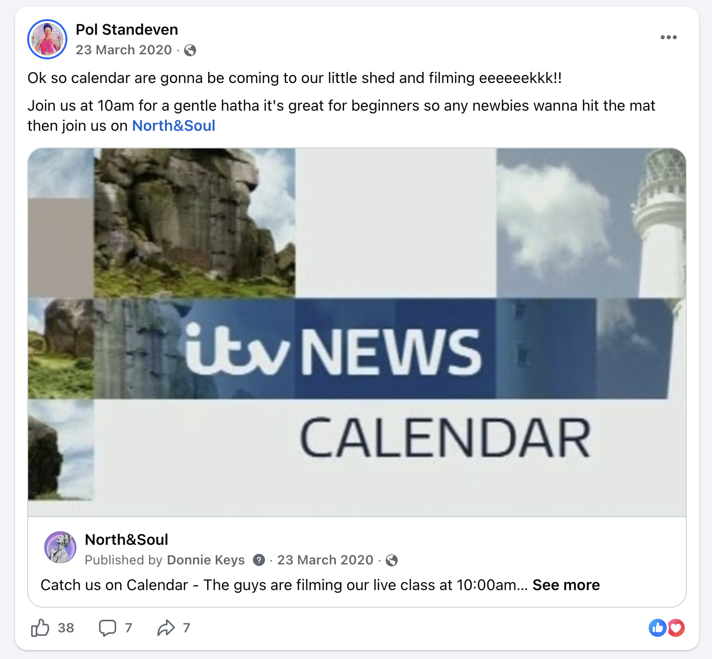 Featured on ITV News Calendar